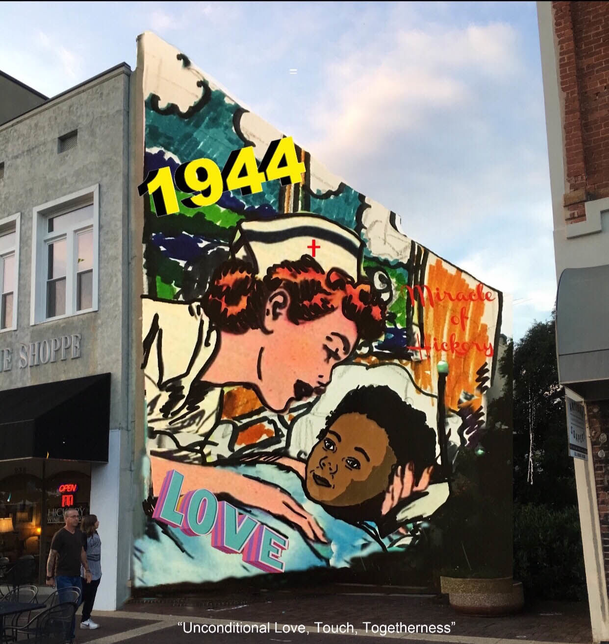 Where should the Miracle of Hickory mural go?